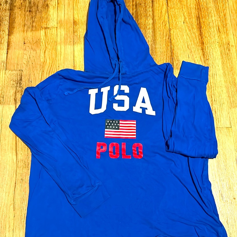 Men’s Ralph Lauren Long Sleeve Hoodie MINT -Large